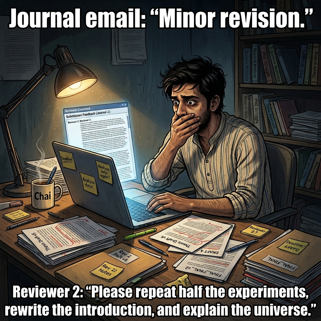 Reviewer Two Defines Minor Revision: Minor revision, major emotional event.